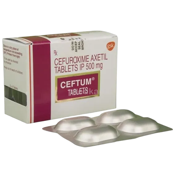 ceftum 500mg tablet 4's